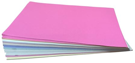 Consortium Zuckerpapier, A2, 420 x 594 mm, 100 g/m², 250 Blatt, 10 verschiedene Farben