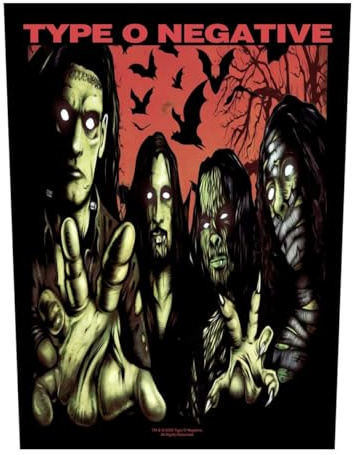 Type O Negative Halloween None Backpatch multicolor Band-Merch, Bands