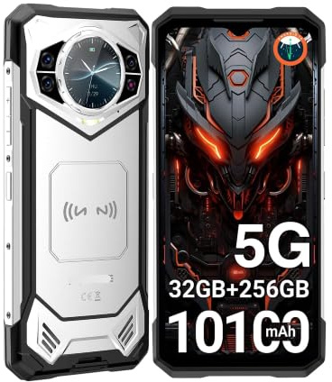 CHANDUELEC S200 5G Rugged Phone 6.72 120Hz Display 32GB RAM 256GB ROM 100MP AI Fotocamera Principale 10100mAh Android 14NFC