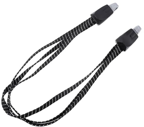 Totority 5 Stück Gepäckgummiseile mit 3 in 1 Design aus Kunststoff und Gummiband Elastische Fahrradgurte mit Fixiertem Haken für Camping und Lange Reisen