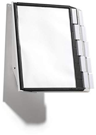 Durable Sichttafelsystem Sherpa Wall mit 10 Sichttafeln, 1 Stück, schwarz/grau, 563122