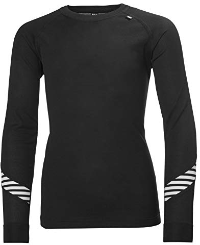 Helly Hansen Jungen Jr Hh Lifa Set Baselayer Satz, Black, 134 EU, 998 Black, 10