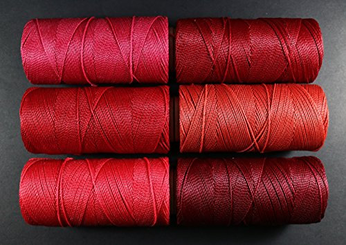 FILO CERATO LINHASITA BRASILIANO COLORE ROSSO 6 BOBINES