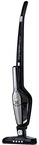 ErgoRapido Electrolux - Aspirateur Balai 2 en 1 sans fil + Aspirateur à main batterie lithium-ion 18 V Negro ébano y verde