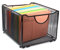 EasyPAG Letter Size Portable Filing Bin Black Mesh Metal File Crate Box with Hanging File Folder Frame