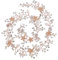 SWEETV Roségold Haarreife- Geflochtene Hochzeit Haarbänder Bohemian Bridal Haarschmuck - Kristall Hair Vine für Bräute Brautjungfern Extended length 28 1/2 inch