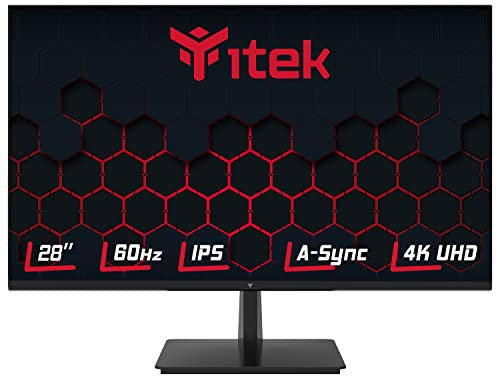 Itek Monitor GGF - 28 Flat, 4K UHD 3840x2160, IPS, 60 Hz, 16:9, 4 ms OD, HDMI, DP, Type-C, USB, HDR, Adaptive Sync, Altavoz