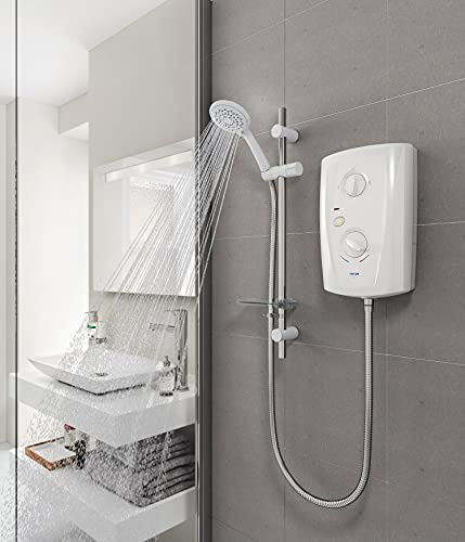 Triton T80 Pro-Fit Electric Shower 8.5kw - Pro Fit Duraflow Anti Scale Shower