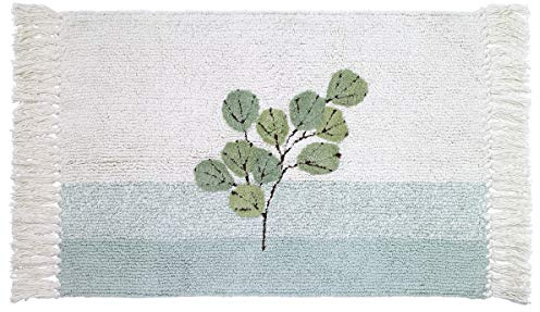 Avanti Linens - Badematte, Baumwoll-Badteppich, botanisch inspirierte Wohnkultur (Ombre Leaves Collection)