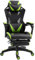 Vinsetto Silla Gaming Ergonómica Silla de Escritorio para Oficina con Altura Ajustable Respaldo Regulable de 170° Almohada Lumbar y Reposapiés Retráctil 65x70x117-125 cm Verde