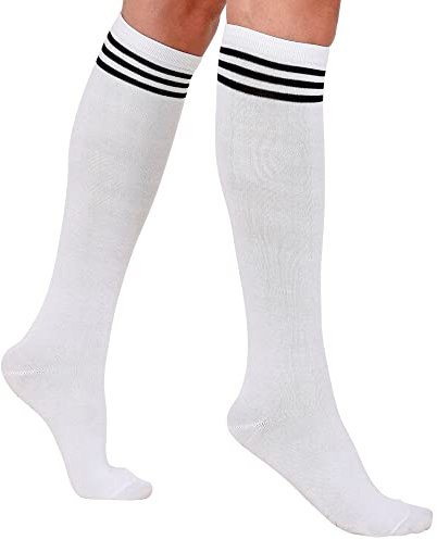 W WIDMANN MILANO Party Fashion - Sportstrümpfe, 1 Paar, Kniestrümpfe, College, Cheerleader, Fußball, Schulmädchen