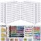 6Pcs Pegboard, Pegboard Wall Organizer, Mount Display Pegboard Kits fit Pegboard Organizer and Storage, Small Pegboard for Craft Room Garage Kitchen, Peg boards for Walls - White Pegboards Panels