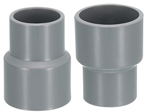 sourcing map Confezione da 2 raccordi per tubi in PVC, adattatori per tubi dell'acqua, riduttori, adatti per esterni/giardini (25 mm e 32 mm ID)