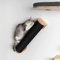 RHRQuality Kratzstamm wandmontage Wandmöbel Kletterwand Katze - Wand Sisalstamm XXL Blackline (Bis 20KG) Wandbefestigung 15cmØ 73cm für große Katzen