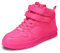 LUCKY STEP Sneakers Moda Donna Stivali da Basket per Piattaforma a Sneakers Casual in Ecopelle(Rosa Acceso, 9US-40EU-7UK)