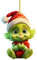 Grinch Weihnachtsdekorationen, Grinch Hängende Ornament, Weihnachtsbaumschmuck, Anhänger, Lustige Kunstharz, Grüne Grinch, Weihnachtsdekoration Für Zuhause, Urlaub, Party (AA)