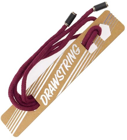 Kordelzug Bekleidungskordel 5mm mit Endstücken 120cm Schnürsenkel, Farbe:bordeaux