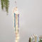 Koytoy Makramee Wandbehang Mond Traumfänger mit LED Licht Handgefertigt Gewebte Dreamcatcher Boho, Haus Dekoration Chic Home Decor Geschenke Apartment Raumdekoration （Regenbogenfarben）