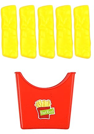 Huaqgu Simulation Zum Spielen Von Essensspielzeug Abnehmbares Hamburger Pommes Frites Modell Puppenhaus Realistisches Essen Kinderküche Spielt So Würde Man Spielzeug Für 4 Jungen Für Kleinkinder Von