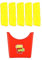 Huaqgu Simulation Zum Spielen Von Essensspielzeug Abnehmbares Hamburger Pommes Frites Modell Puppenhaus Realistisches Essen Kinderküche Spielt So Würde Man Spielzeug Für 4 Jungen Für Kleinkinder Von