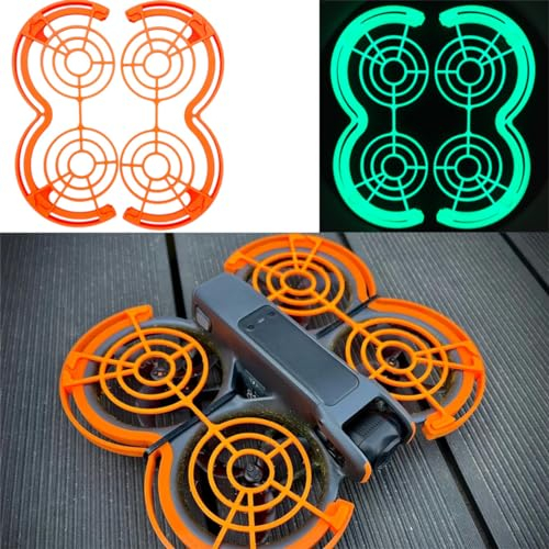 AVATAR 2 Propellerschutz, Prop Bumper Anti-Collision Stoßstange Schutzhülle Ring Propellers Guard für DJI Avatar 2 FPV Drohnen Zubehör (Leuchtend)