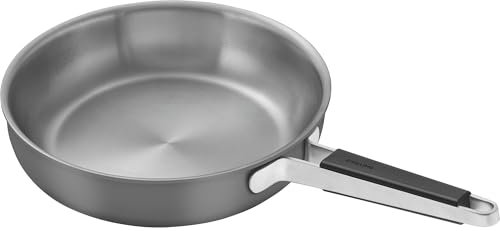 ZWILLING Pure 11-inch Stainless Steel Fry Pan, Grey