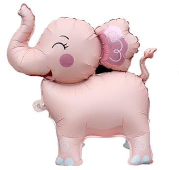 Nine San 3D Pink Elefant Luftballons Elephant Folienballon Stehend Geschenk Elefantballon Rosa Elefantparty Deko