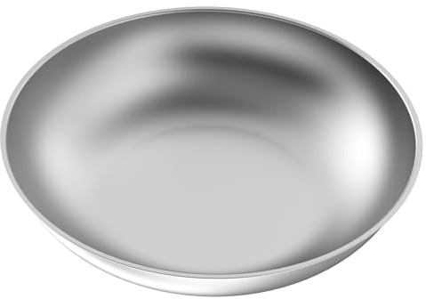 Miaosical Cuenco de repuesto de acero inoxidable 304 para comedero automático para gatos, apto para alimentador individual y alimentador doble, apto para mascotas, plato redondo apto para bigotes