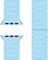 NALIA Nexus Magnet Armband kompatibel mit Apple Watch Armband Series Ultra/SE 10 9 8 7 6 5 4 3 2 1, 42/44/45/46/49mm, Silikon Loop mit Rillendesign, Sportarmband, Farbe:Ozeanblau