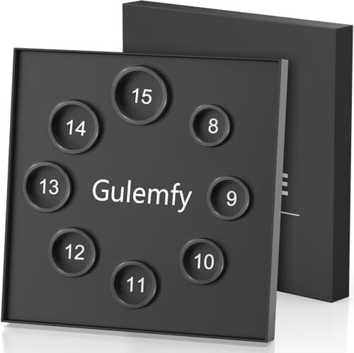 Gulemfy Smart Ring für Herren Damen, 2026 Upgrade Smartringe mit LED Anzeige, Fitness Ring IP68 Wasserdicht, Gesundheitsring mit Herzfrequenz/SpO2/Schlaftracker für Android und iOS