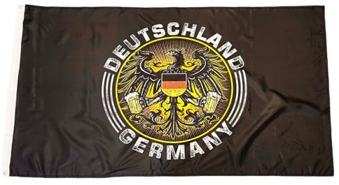 Fahne Flagge Deutschland Germany Bier Adler - 90 x 150 cm