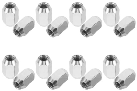 ERINGOGO Écrous de Roue ATV 16 Pièces M10x1,25 pour Roues 10/12/14 Pouces, Écrous de Moyeu Robustes Compatibles VTT et Remorque, Fixation Antivol Adaptée Usage Tout-Usage