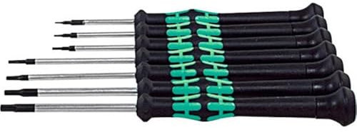 6-kant-Elektronik-Schraubendreher-Satz Kraftform Micro 7 WERA