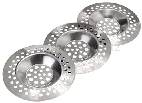 3PC SINK STRAINER PLUG HOLE WASTE