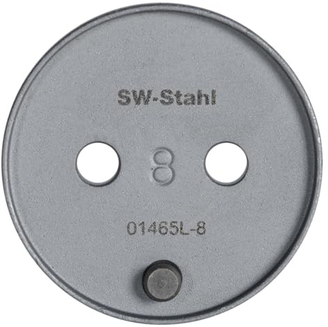SW-Stahl Adapter 8 H019 01465L-8 Bremskolbenadapter für Ford, BMW & VAG | Bremsenwerkzeug Rückstelladapter, 48 x 48 x 8 mm, für Honda, Citroën & Mercedes, robuster Stahl für die Kfz-Werkstatt