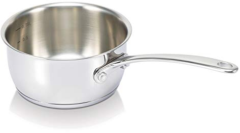 Bekaline 13516184 Belvia Casserole en acier inoxydable 18 cm, Argenté