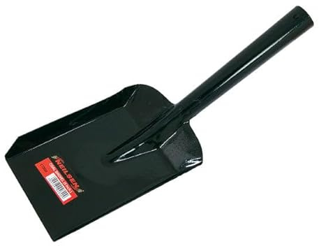 Neilsen CT2820 5in / 125mm Black Coal Shovel - Ideal for Handling Coal Fuel Loading and Removal