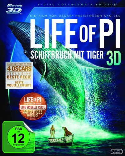 Life of Pi - Schiffbruch mit Tiger 3D [Blu-ray 3D]