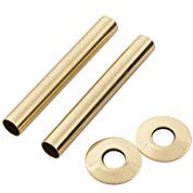 Arroll Pipe Shroud Kit Antique Brass 130 x 18mm