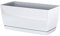 Jardinera de plastico Coubi Case P en color blanco 24 (largo) x 12 (ancho) x 11 (altura) cm