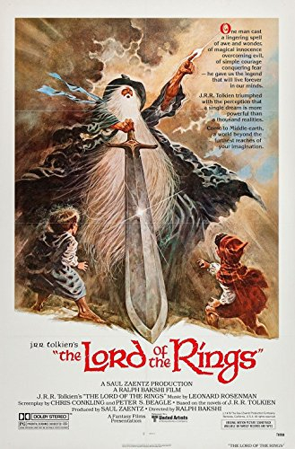 Close Up Der Herr der Ringe - The Lord Of The Rings (1977) | US Filmplakat, Poster [68 x 98 cm]