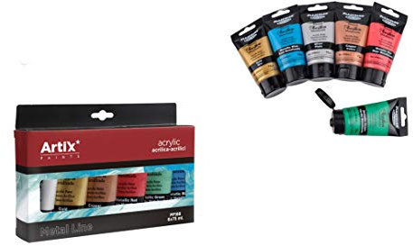 Plascolor PP188 - Pack de 6 tubos de pintura acrílica, multicolor