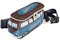 BRISA VW Collection - Volkswagen Neopren Hüft-Tasche-Bauch-Beutel-Geld-Gürtel-Crossbody-Bag für Outdoor und Reisen T1 Bulli Bus Design (Petrol/Braun)