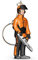 Stihl Portachiavi con omino e Motosega