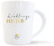 mintkind® Kaffeebecher Lieblingskollegin“ | Porzellan Kaffee Becher Tasse Weiß | Geschenk für die Beste Kollegin | Geburtstag, Weihnachten, als Dankeschön & zum Abschied