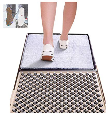 tjz Tappetino Disinfettante per Pavimento, Tappetino Igienizzante Multifunzione Igienizzante per Pediluvio, Tappetino Igienizzante per Scarpe