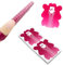 Professional Stiletto Nail Forms 100Pcs for Builder Gel Polygel, Nail Art Extension Sticker Self-adhesive Nail Art Tips Guide Stickers for Acrylic Gel Nail Extension Art
