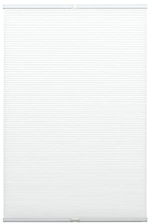 GARDINIA Wabenplissee Concept Tageslicht, Blickdicht, Lichtdurchlässig, Faltrollo, Einfach in der Breite kürzbar, EASYFIX Plissee, Weiß, 40 x 130 cm