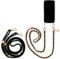 Jalouza Mobile Phone Chain, Cord & Case Bundle Compatible with iPhone 13 - Metal Chain in Black/Gold and Cord in Black / Gold Plus Mobile Phone Case for Hanging