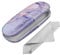 FINTIE Hardcase Brillenetui - Tragbare Hartschale Brillenetui mit Brillenputztuch - Etui für Brillen und Sonnenbrille, Lila Marmor